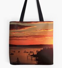 Autumn Sunrise over Mount Desert Island, Maine Tote Bag