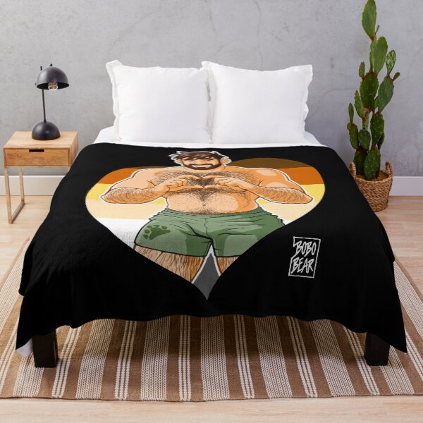VALENTINE - ADAM: I LOVE YOU - BEARPRIDE Throw Blanket