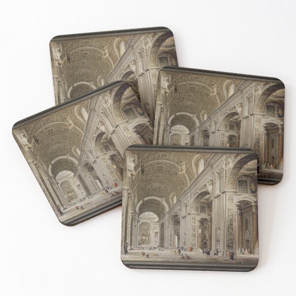 Item preview, Interior of St Peter's Basilica in Rome c1750 by Giovanni Paolo Pannini designed and sold by Xzendor7 Digital Art Creations.