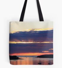 Late Summer Sunrise over Mount Desert Island, Maine Tote Bag
