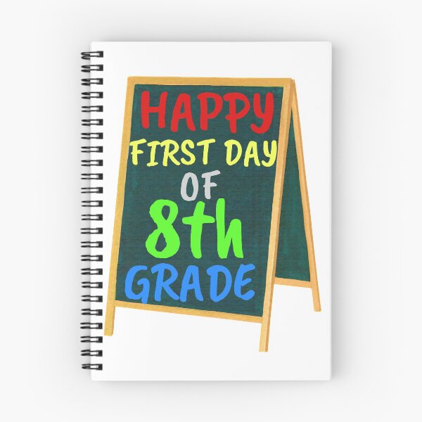 Item preview, Happy first day of eighth grade, 8th Grade Design Welcome back to School designed and sold by marosharaf.