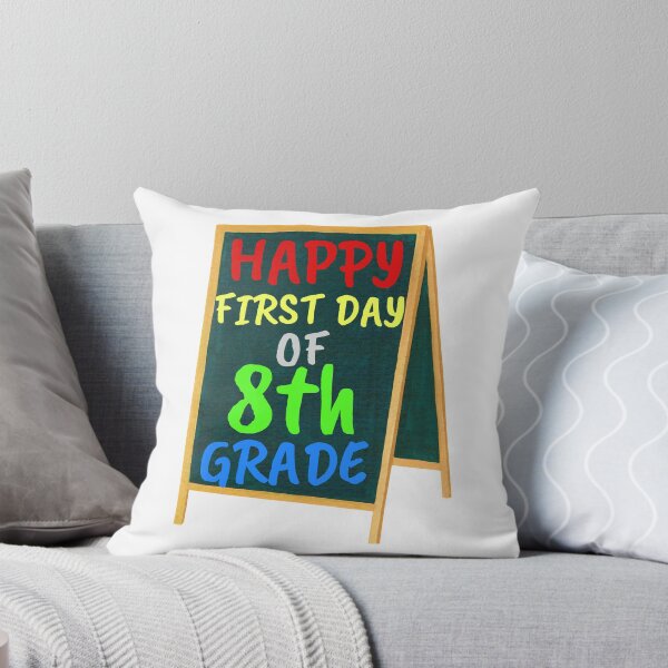 Item preview, Happy first day of eighth grade, 8th Grade Design Welcome back to School designed and sold by marosharaf.