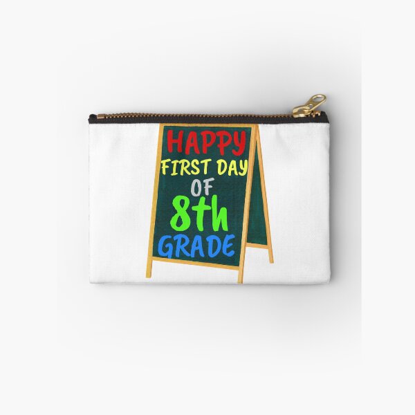 Item preview, Happy first day of eighth grade, 8th Grade Design Welcome back to School designed and sold by marosharaf.