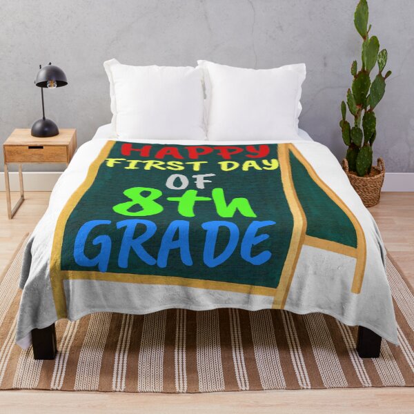 Item preview, Happy first day of eighth grade, 8th Grade Design Welcome back to School designed and sold by marosharaf.