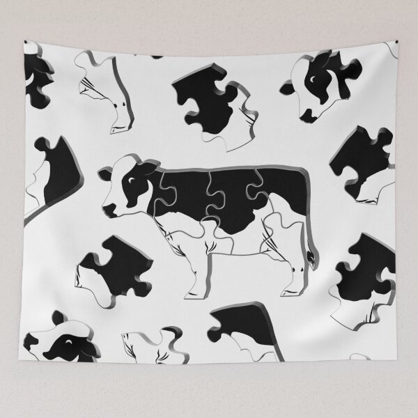 Item preview, Puzzled Friesian Cow designed and sold by Czerra.