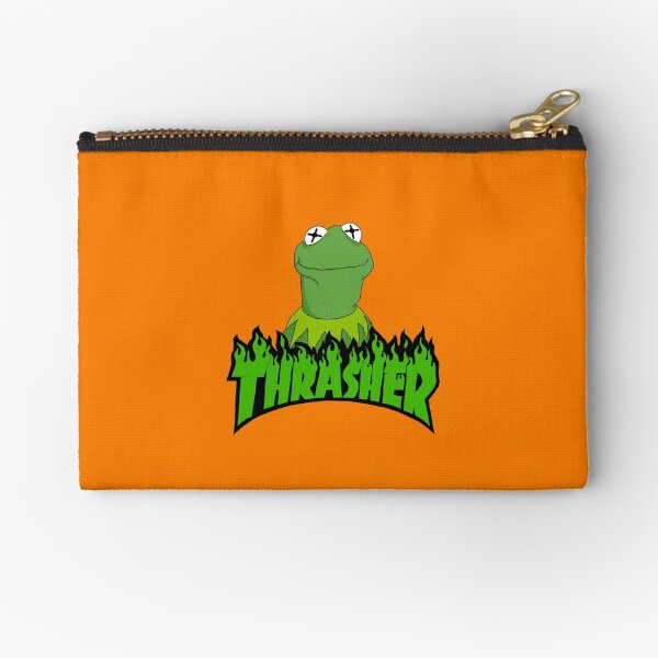 sk8r kermit Zipper Pouch