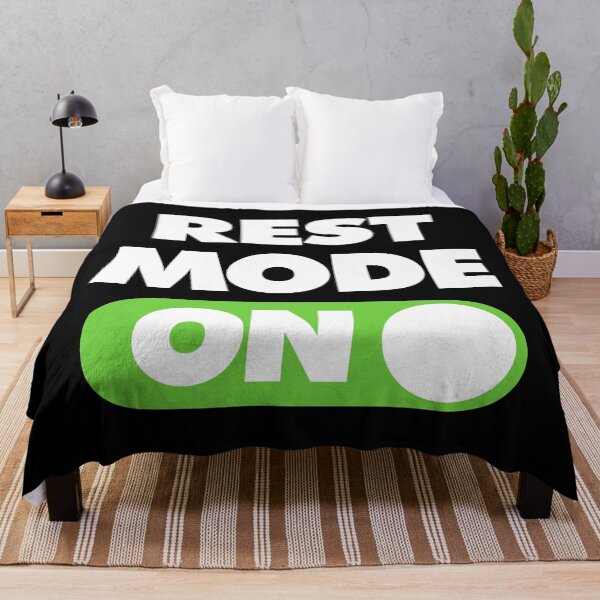 Item preview, Rest Mode ON Funny Saying designed and sold by elhefe.