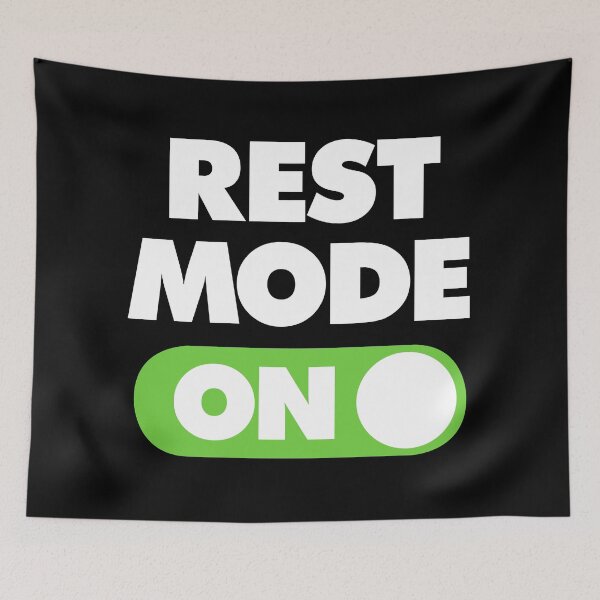 Item preview, Rest Mode ON Funny Saying designed and sold by elhefe.