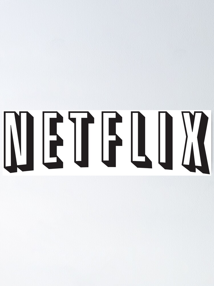 Pink Netflix Logo Poster By Modernfeminist Redbubble