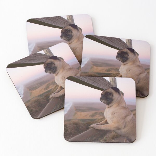 Item preview, Pacific Coast Adventure Pug Deep In Thought designed and sold by pugventurephoto.