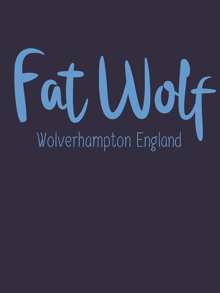 Fat Wolf Logo (Blue) by danbadgeruk