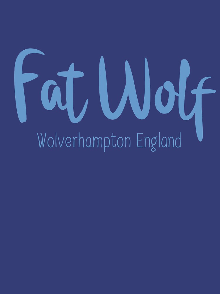 Fat Wolf Logo (Blue) by danbadgeruk