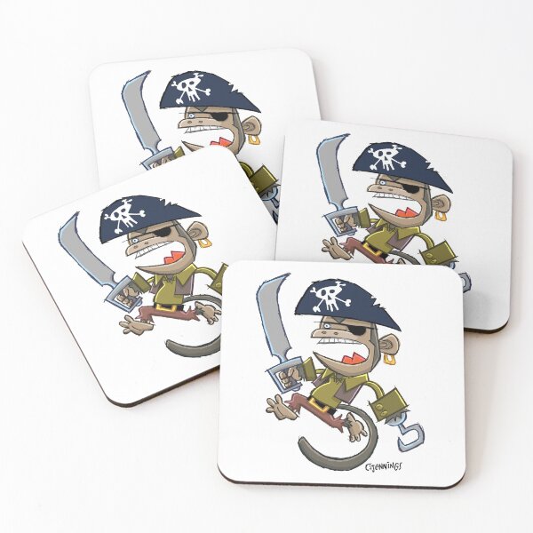Item preview, Monkey Pirate Go! designed and sold by CS Jennings.