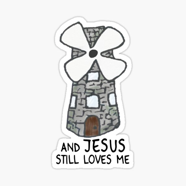 Autocollant mural en vinyle avec citation « Jesus Loves Me » – Jésus Loves  Me Bible Tells Me So Saying – Grand mot en vinyle – Stickers muraux pour