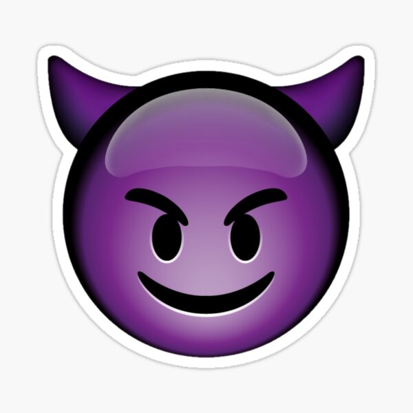 Devil Emoji Pegatina