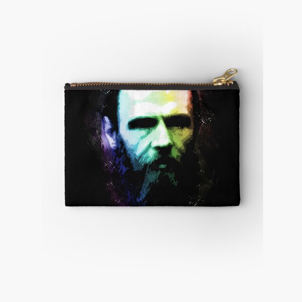 Item preview, Fyodor Dostoevsky Urban Grunge Painting Rainbow Spectrum designed and sold by whatyoulove.