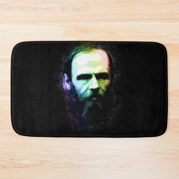 Item preview, Fyodor Dostoevsky Urban Grunge Painting Rainbow Spectrum designed and sold by whatyoulove.
