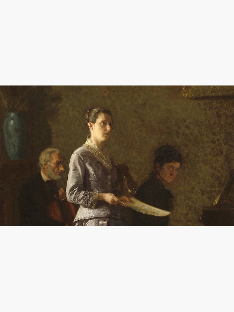 Singing a Pathetic Song Oil Painting by Thomas Eakins by podartist