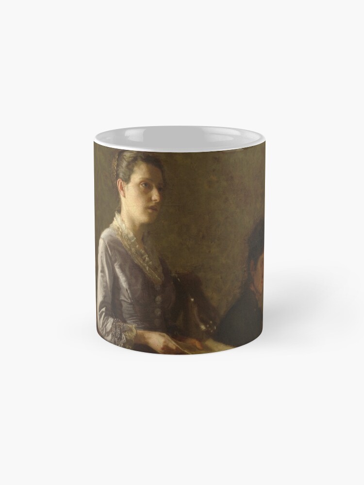 Alternate view of Singing a Pathetic Song Oil Painting by Thomas Eakins Mug