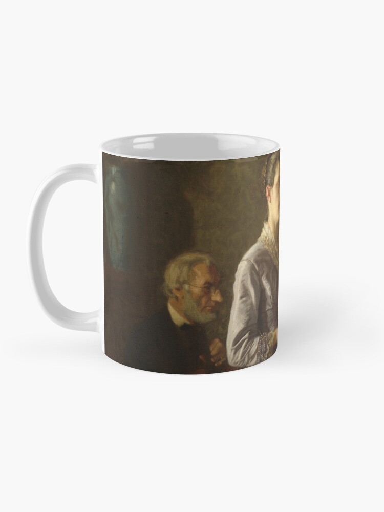 Alternate view of Singing a Pathetic Song Oil Painting by Thomas Eakins Mug