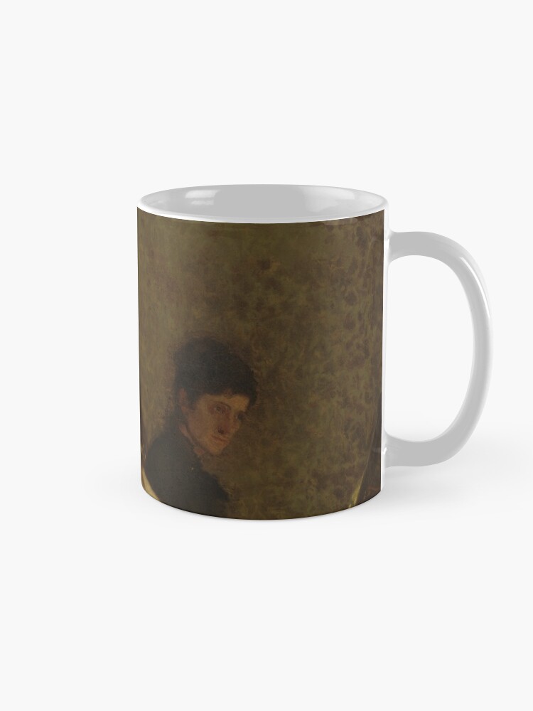 Alternate view of Singing a Pathetic Song Oil Painting by Thomas Eakins Mug