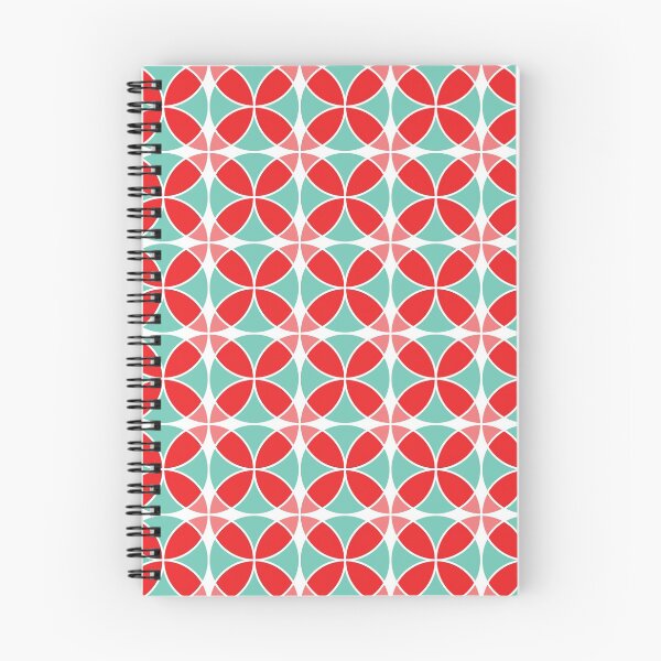 Item preview, Red and Green Overlapping Circles - Shippo Pattern designed and sold by TMBTM.