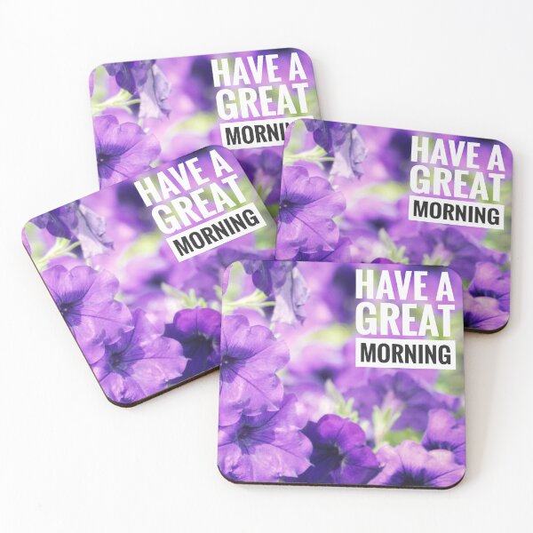 Item preview, Petunia Flowers - Have a Great Morning designed and sold by ag-photography.