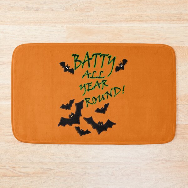 Item preview, Funny Halloween Quote Batty All Year Round! Graphic Bat. Funny bat graphic design with the quote saying, BATTY ALL YEAR ROUND! designed and sold by Cute & Sassy Custom Gifting Boutiques.