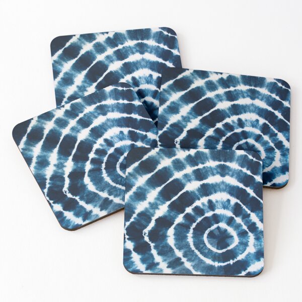 Item preview, Shibori, Tie Dye, Indigo, Blue designed and sold by MojaveLove.