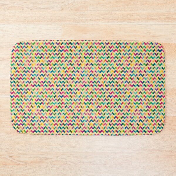 Item preview, Multicolored Rainbow Zig Zag Rickrack Chevrons designed and sold by Pink Pineapple Works.