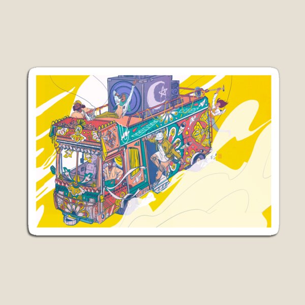 Catch The Bus Magnet