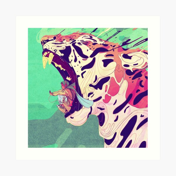 No Biting Art Print