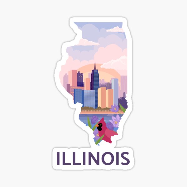 Item preview, Illinois designed and sold by Artsthetic Collection.