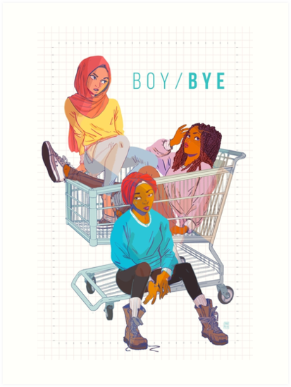 Download "BOY/BYE" Art Print by wardengrey | Redbubble