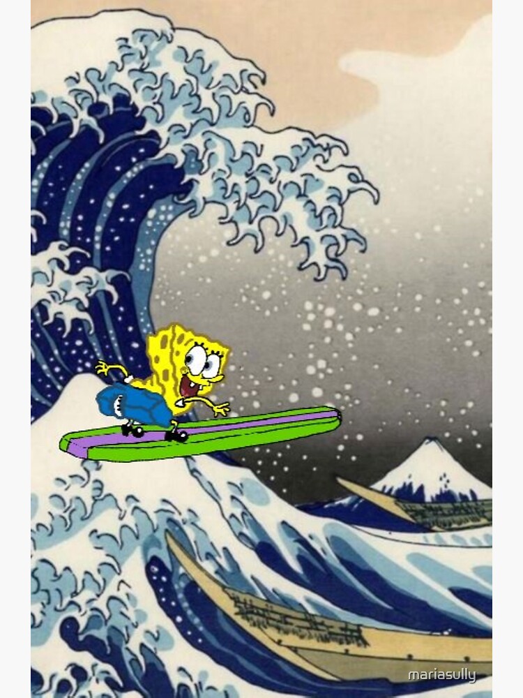 "spongebob oops i guess ripped my pants" Poster by ...