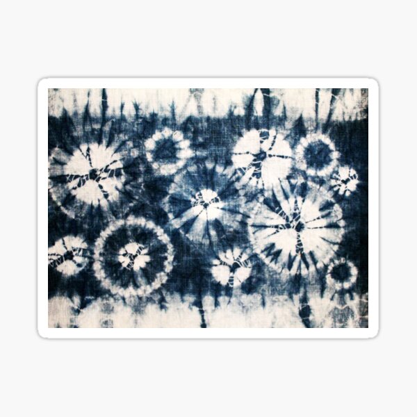 Item preview, Shibori, Indigo, Circles, Tie Dye designed and sold by MojaveLove.