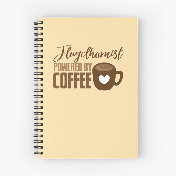 Item preview, Flugelhornist powered by coffee designed and sold by jazzydevil.