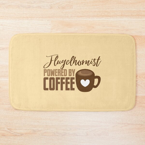Item preview, Flugelhornist powered by coffee designed and sold by jazzydevil.
