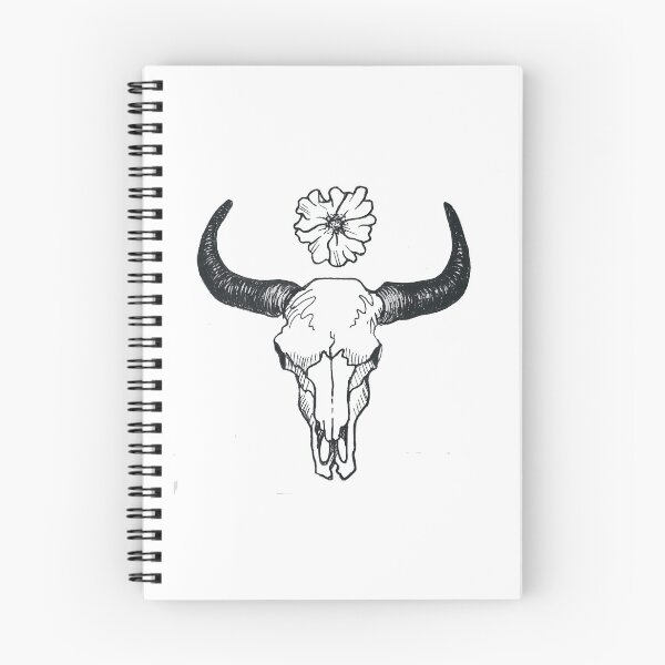 Item preview, Steer Skull Drawing designed and sold by MojaveLove.
