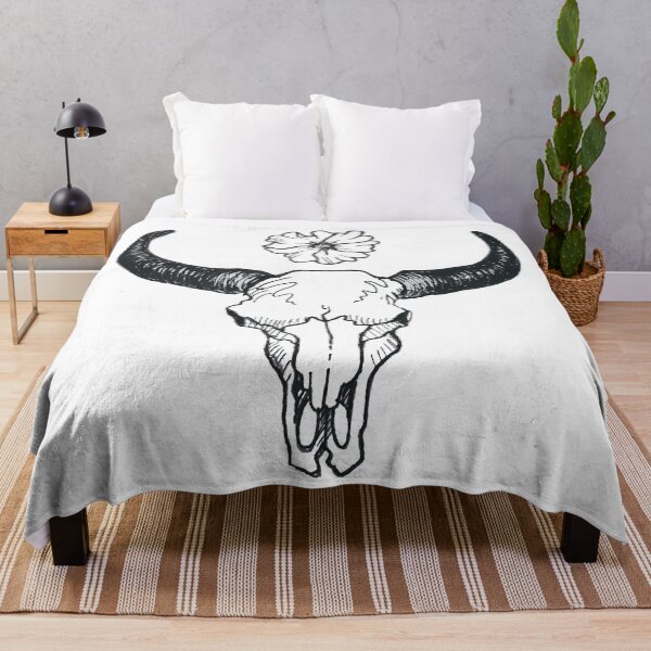 Item preview, Steer Skull Drawing designed and sold by MojaveLove.