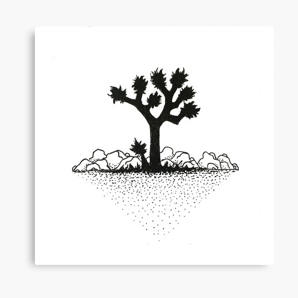 Joshua Tree Canvas Print By Mojavelove Redbubble