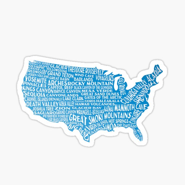 National Parks Sticker