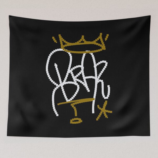 Item preview, Brazz - Graffiti White & Gold (Skinny Spray Pixel Style) designed and sold by Brazz Official.