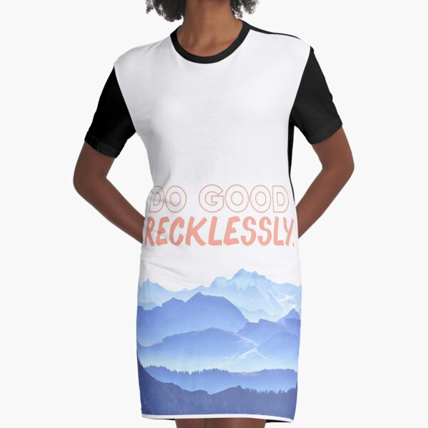 taz- do good recklessly Graphic T-Shirt Dress