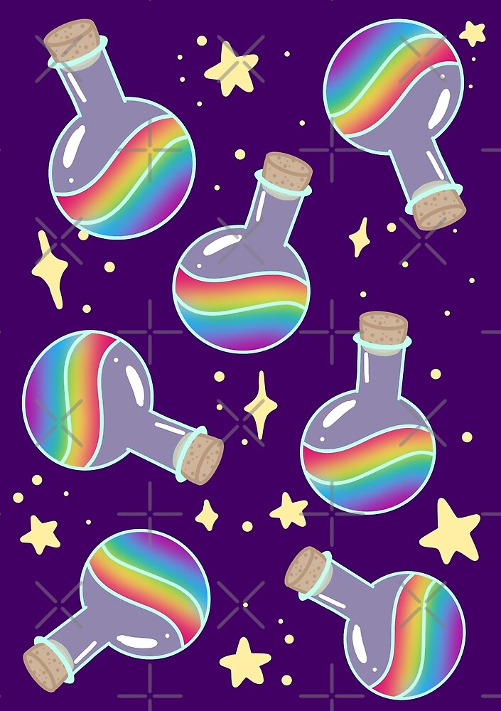 Rainbow Magic potion Bottles 