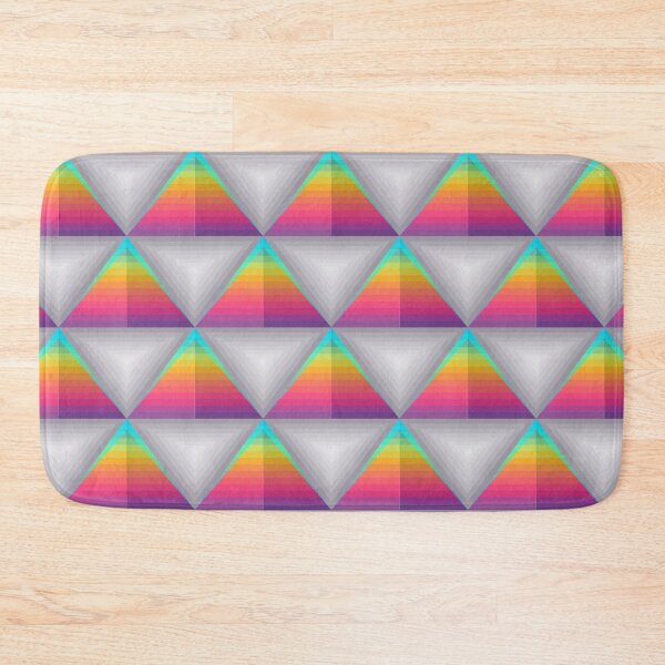 Item preview, Neon Rainbow Geometric Pattern designed and sold by ShopofWonder.