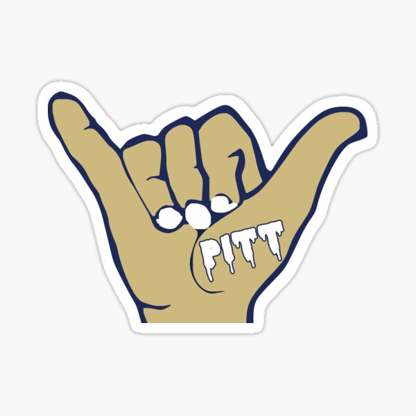Pitt Hand Sticker