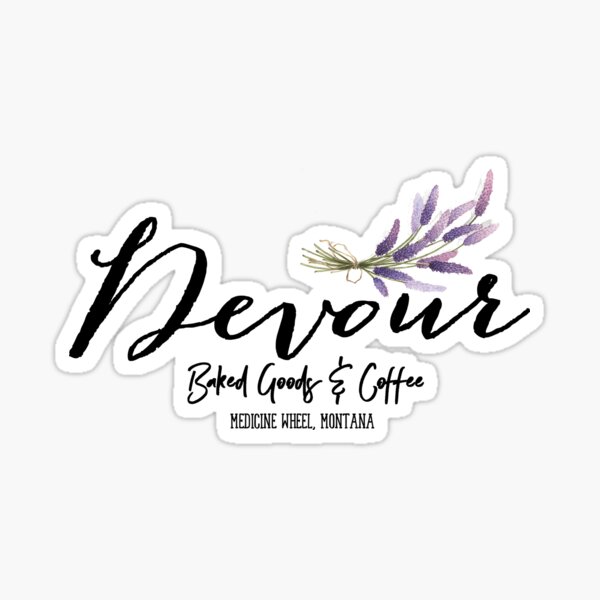 Devour Bakery Logo Sticker