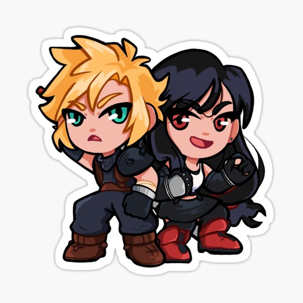 Item preview, Cloud and Tifa designed and sold by HooItsClaire.
