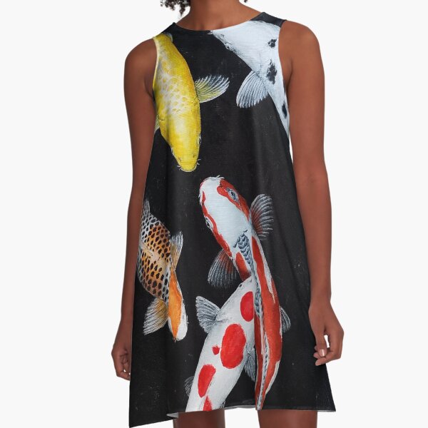 Koi Lucky Mix A-Linien Kleid